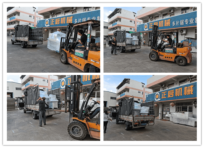 2020年 8月發(fā)往廣東省佛山市--ZQ80型方木多片鋸、自動(dòng)磨齒機(jī)