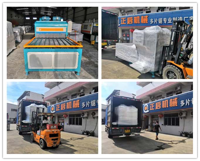 2019年7月發(fā)往云南芒市--ZQ1600型多片鋸斷木機(jī)