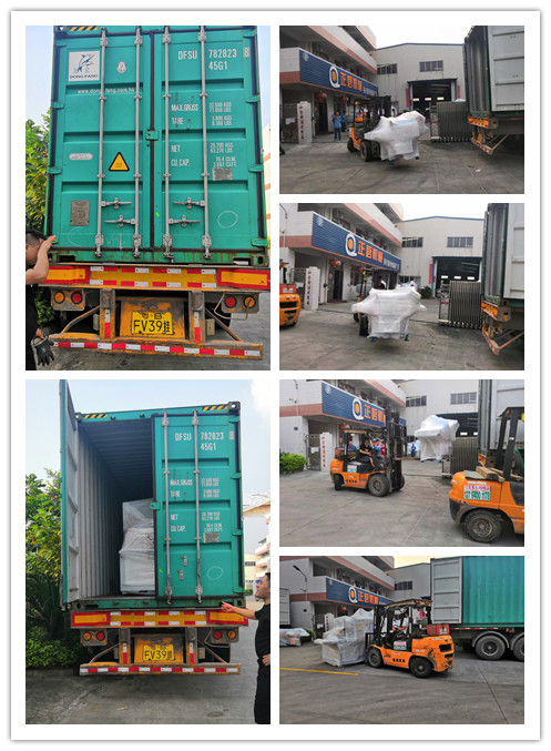 2019年7月發(fā)往厄瓜多爾--ZQ-J400型多片鋸斷料鋸、ZQ300型方