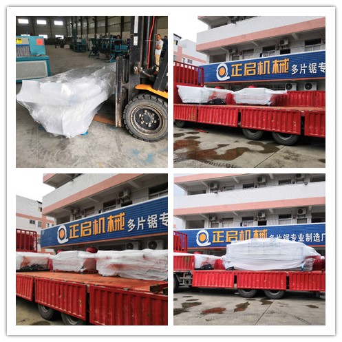 2018年8月發(fā)往上海--原木自動(dòng)分料架、邊皮輸送架、方木自動(dòng)