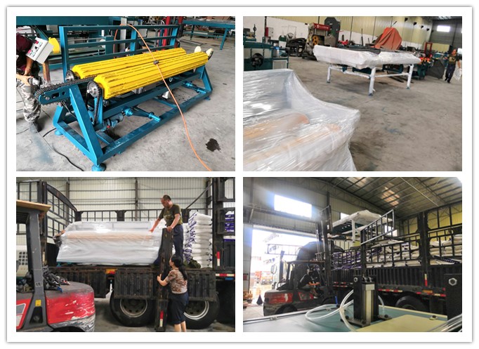 2018年6月發(fā)往浙江東陽市--翻料架、進料架、出料架