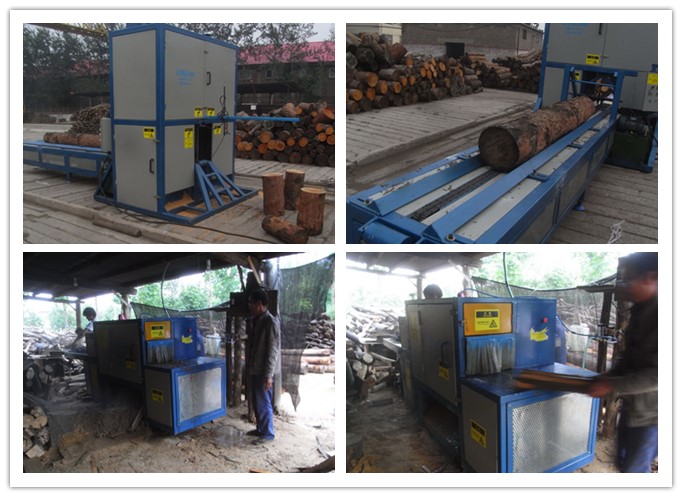 山西長(zhǎng)治--原木截?cái)鄼C(jī)、原木多片鋸工作圖