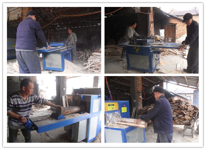 湖南長德-原木多片鋸、清邊機(jī)工作圖