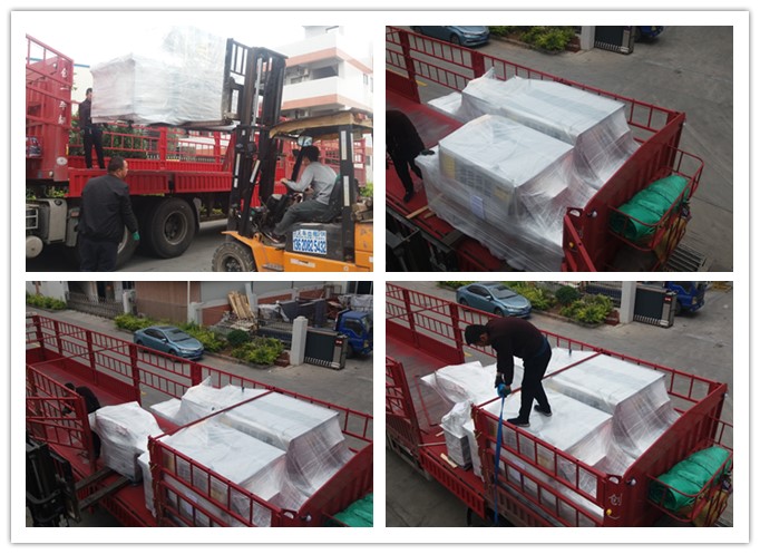 2018年4月發(fā)往新疆哈密市原木多片鋸、方木多片鋸、清邊機、