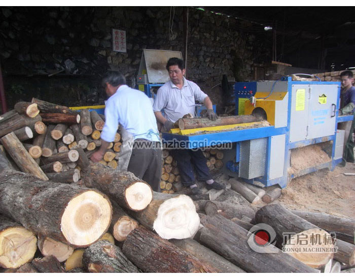 湖南汝城加工現(xiàn)場(chǎng)圓木多片鋸20機(jī)